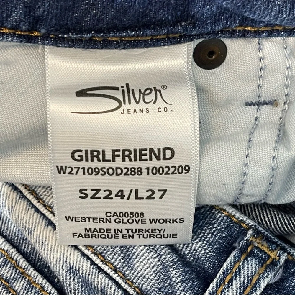 SILVER GIRLFRIEND WOMENS DENIM JEANS SIZE 24/27L, VERY GOOD CONDITION PR…